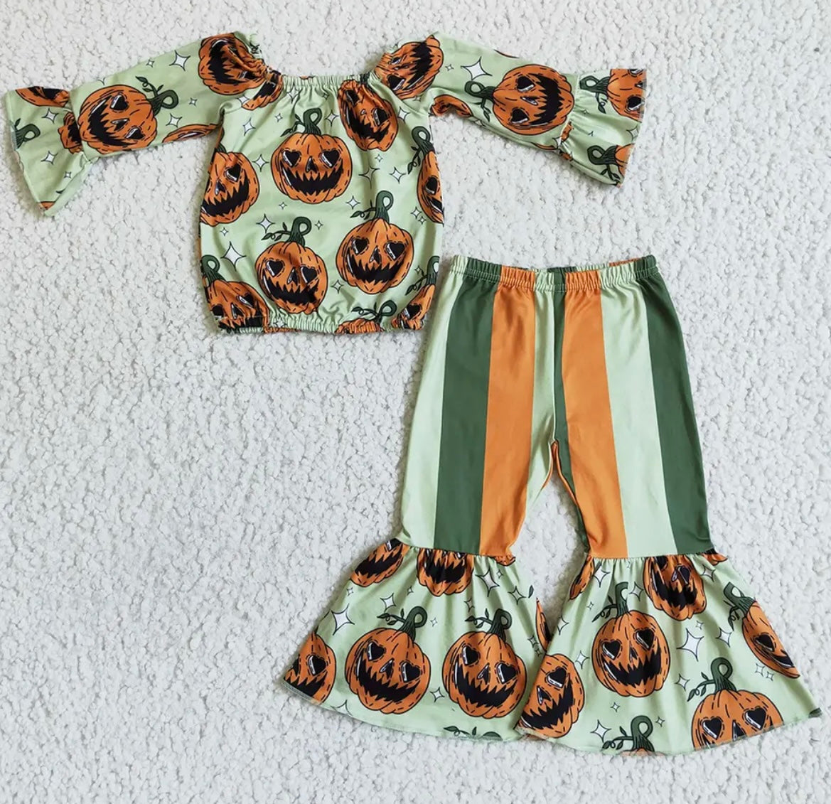 Pumpkin Stripes Set