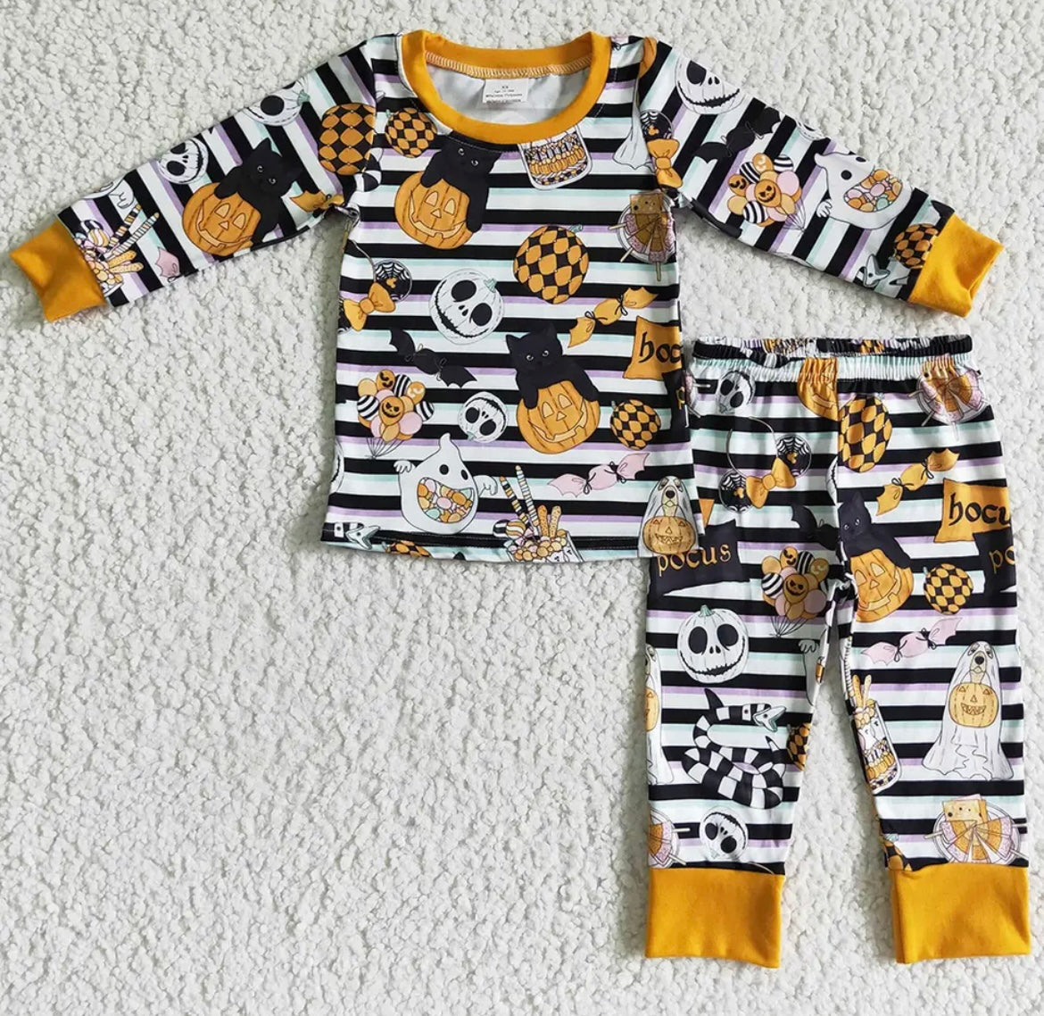 Nightmare Stripes Boy Set