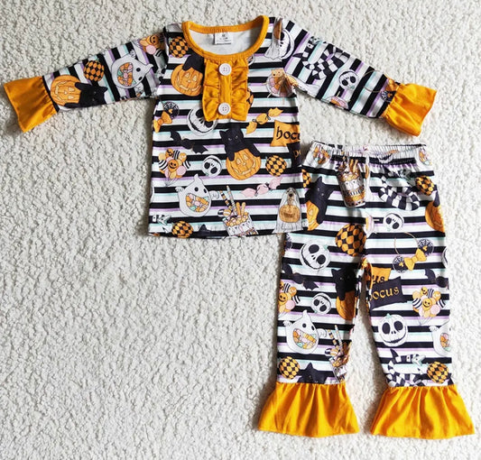 Nightmare Stripes Girl Set