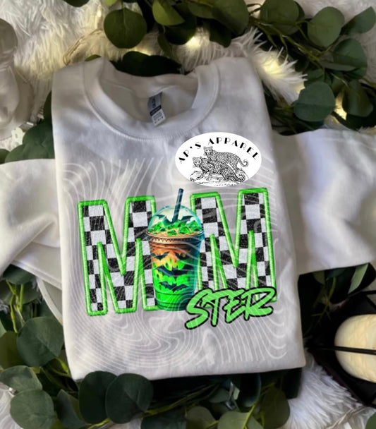 Checkered Momster SWEATSHIRT